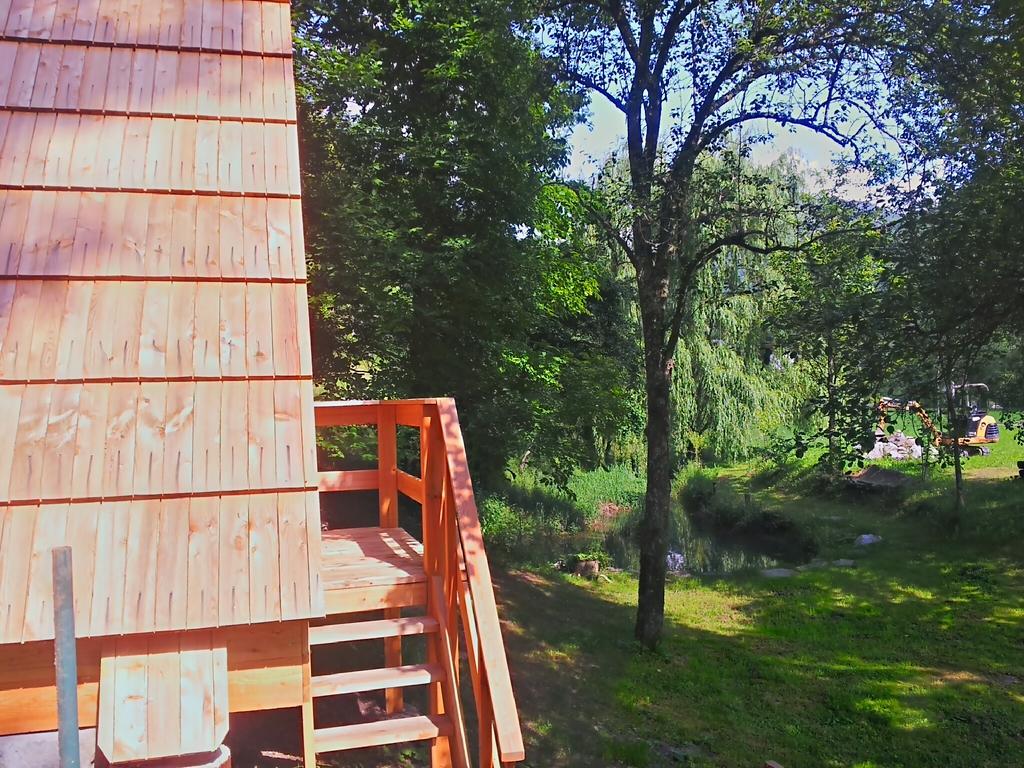 Glamping Zlata Ribica Hotel Idrija pri Baci Exterior foto